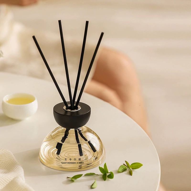 Home Fragrance Jasmine & Yuzu Porcelain Diffuser - 200ml Reed Diffuser Bottle with Essential