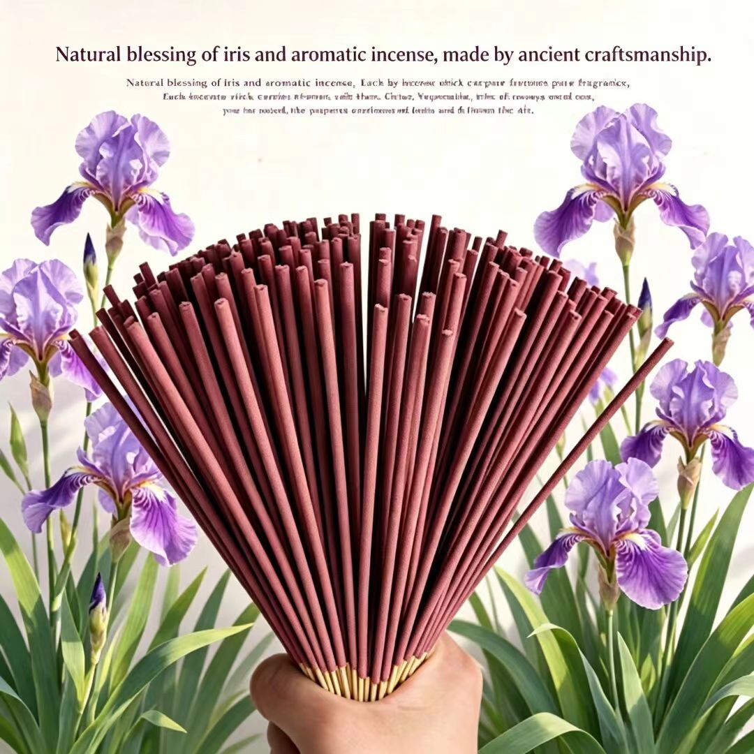 Home Fragrance Iris - 22cm Iris Flower Incense Sticks with