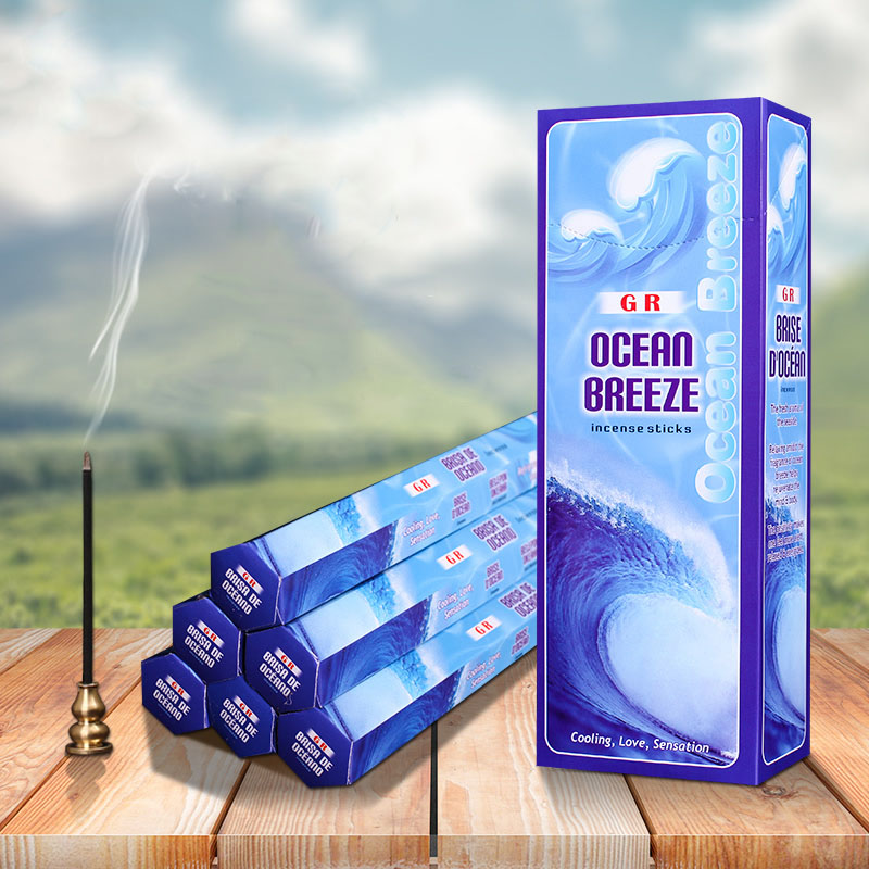 Home Fragrance Ocean Breeze - India Incense Ocean Breeze Stick Incense