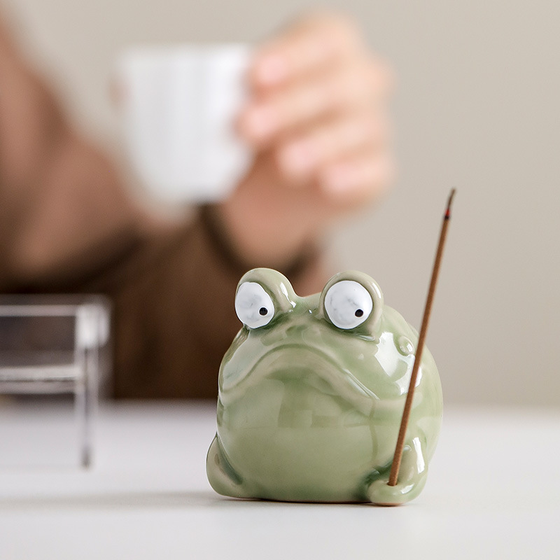 Creative Ceramic Frog Incense  - đánh giá và giá Home Fragrance Zen