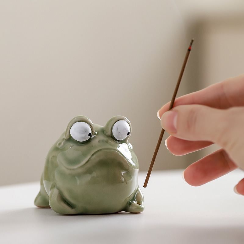 Creative Ceramic Frog Incense  - đánh giá và giá Home Fragrance Zen