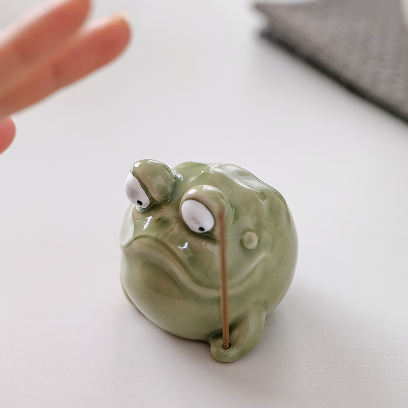 Creative Ceramic Frog Incense  - đánh giá và giá Home Fragrance Zen