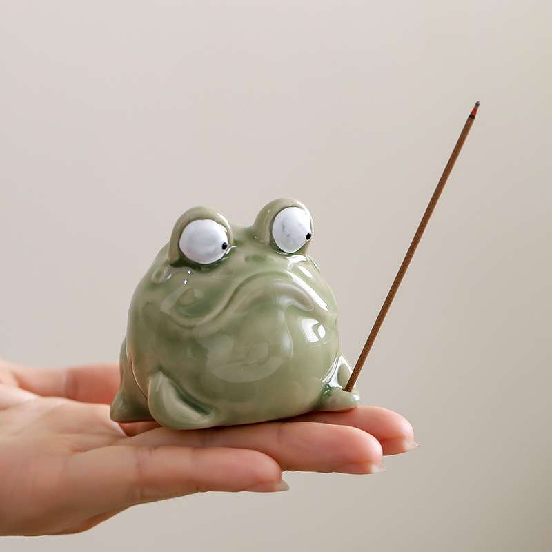 Creative Ceramic Frog Incense  - đánh giá và giá Home Fragrance Zen