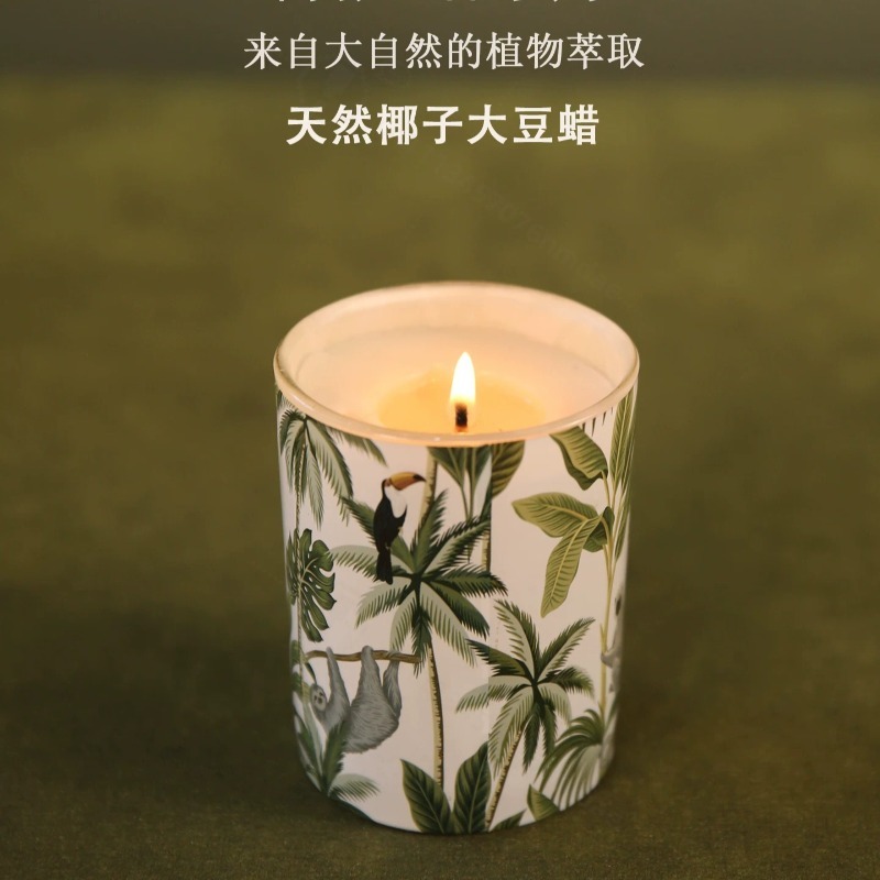 Glass Jar Soy Wax Scented Cand - đánh giá và giá Home Fragrance Gift Box