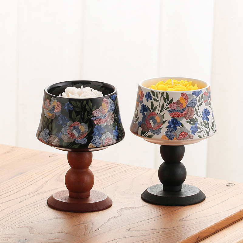 Iris Goblet Wooden Bottom Cand - đánh giá và giá Home Fragrance Iris