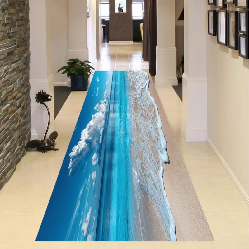 3D Ocean-Sky Gradient Carpet,  - đánh giá và giá Home Fragrance Ocean Breeze