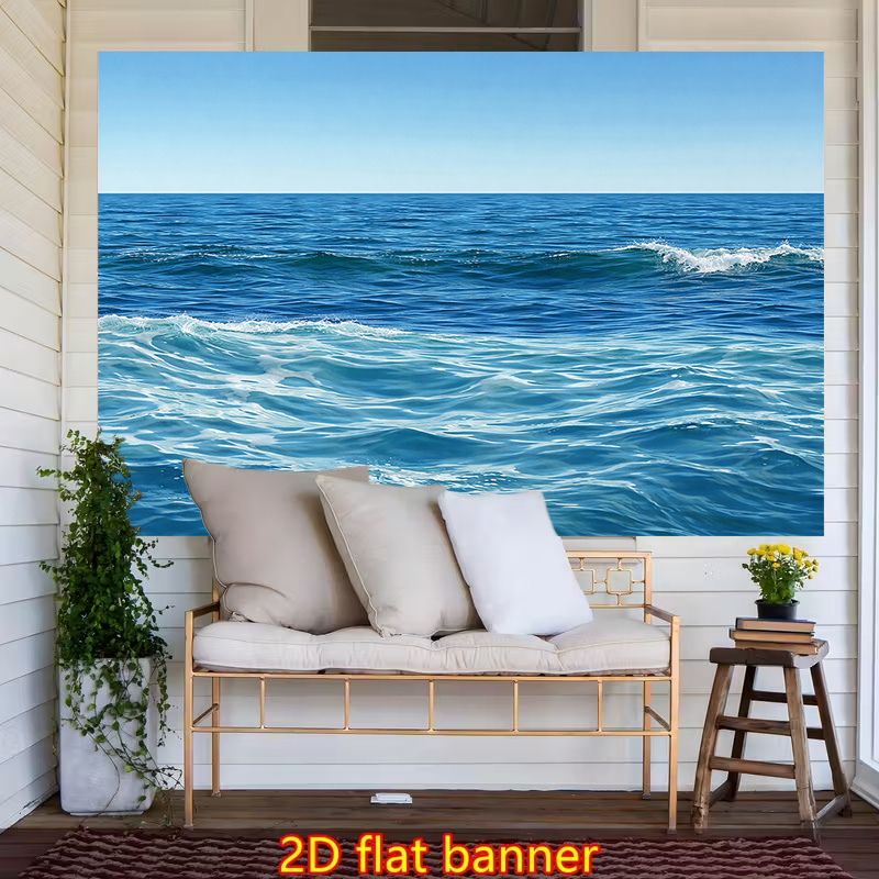 Blue Ocean Wave Tapestry Wall  - đánh giá và giá Home Fragrance Ocean Breeze