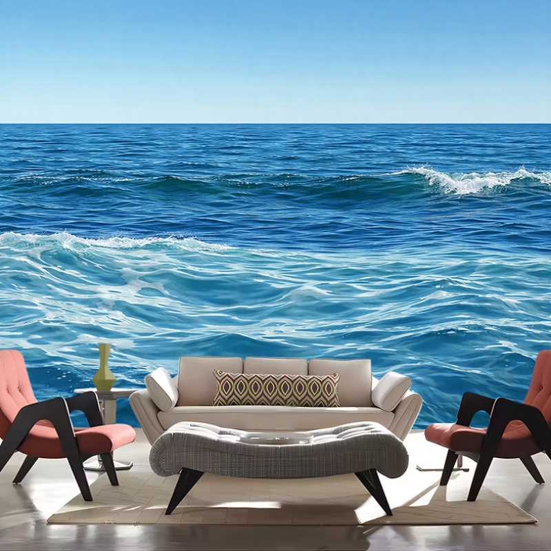Blue Ocean Wave Tapestry Wall  - đánh giá và giá Home Fragrance Ocean Breeze