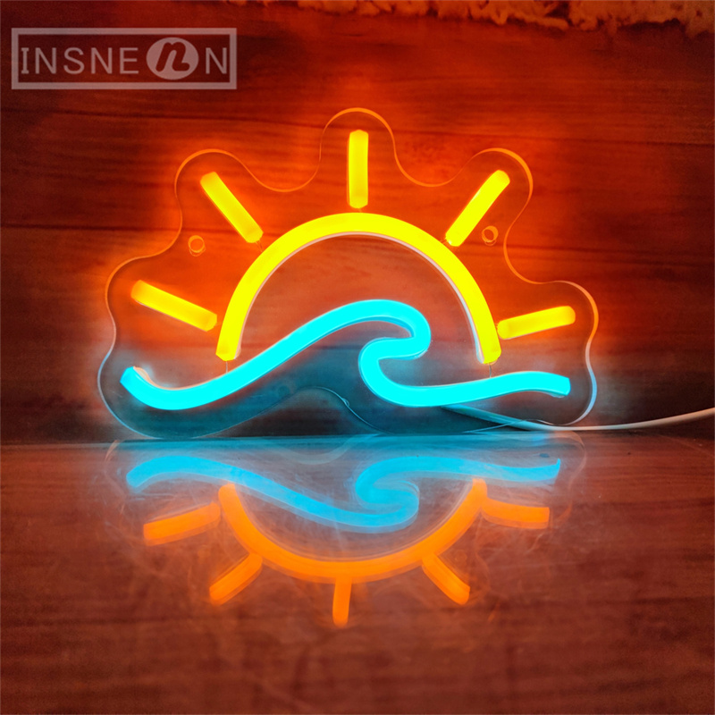 Wave Sunset Neon Sign LED Sun  - đánh giá và giá Home Fragrance Ocean Breeze