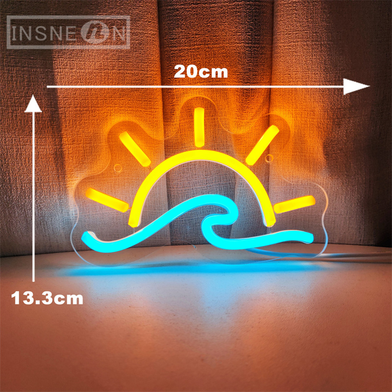 Wave Sunset Neon Sign LED Sun  - đánh giá và giá Home Fragrance Ocean Breeze