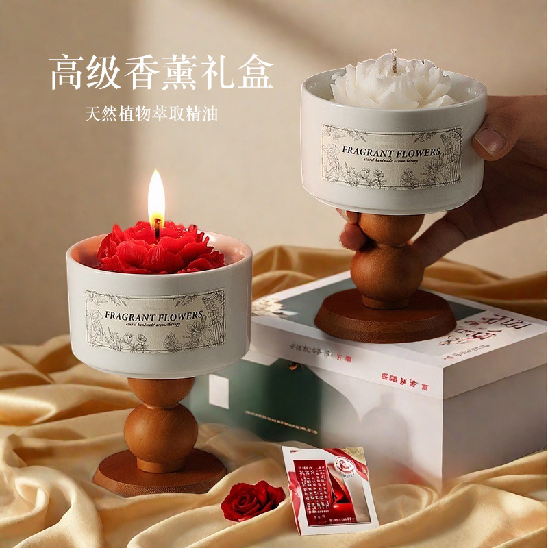 High-end Camellia Scented Cand - đánh giá và giá Home Fragrance Gift Box