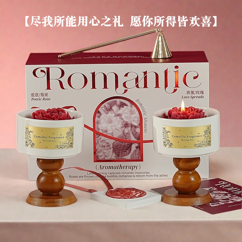 High-end Camellia Scented Cand - đánh giá và giá Home Fragrance Gift Box
