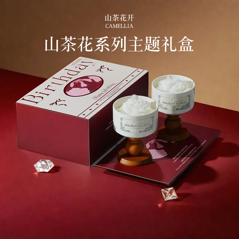 High-end Camellia Scented Cand - đánh giá và giá Home Fragrance Gift Box