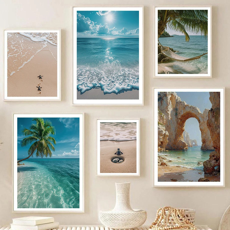 Beach Turtle Ocean Waves Palm  - đánh giá và giá Home Fragrance Ocean Breeze