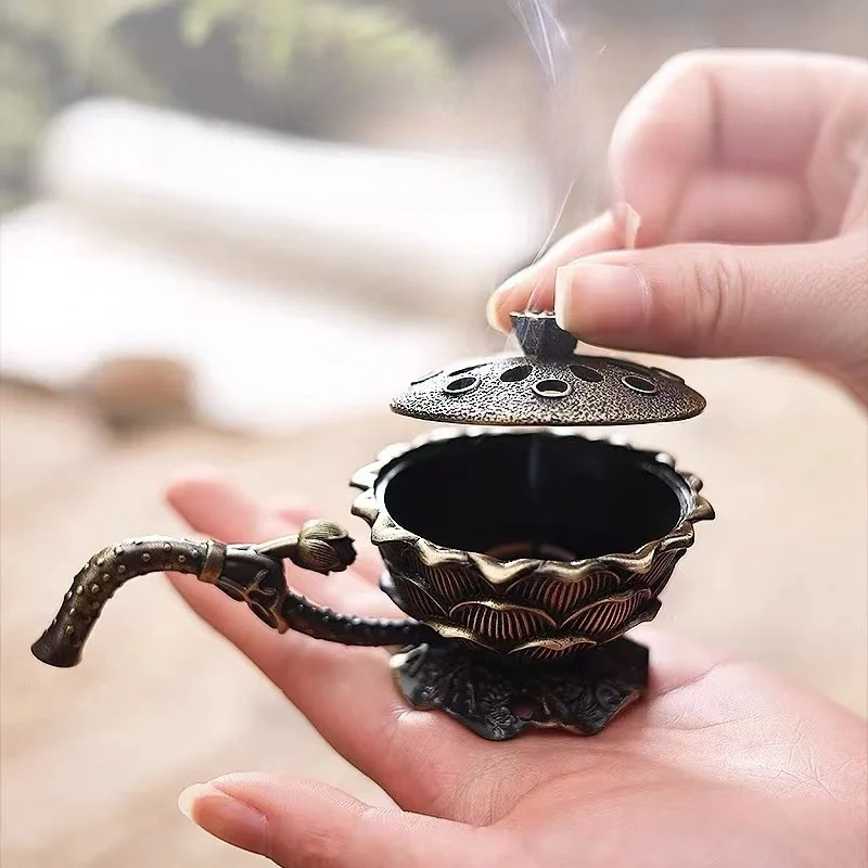Alloy Lotus Hand Incense Burne - đánh giá và giá Home Fragrance Zen