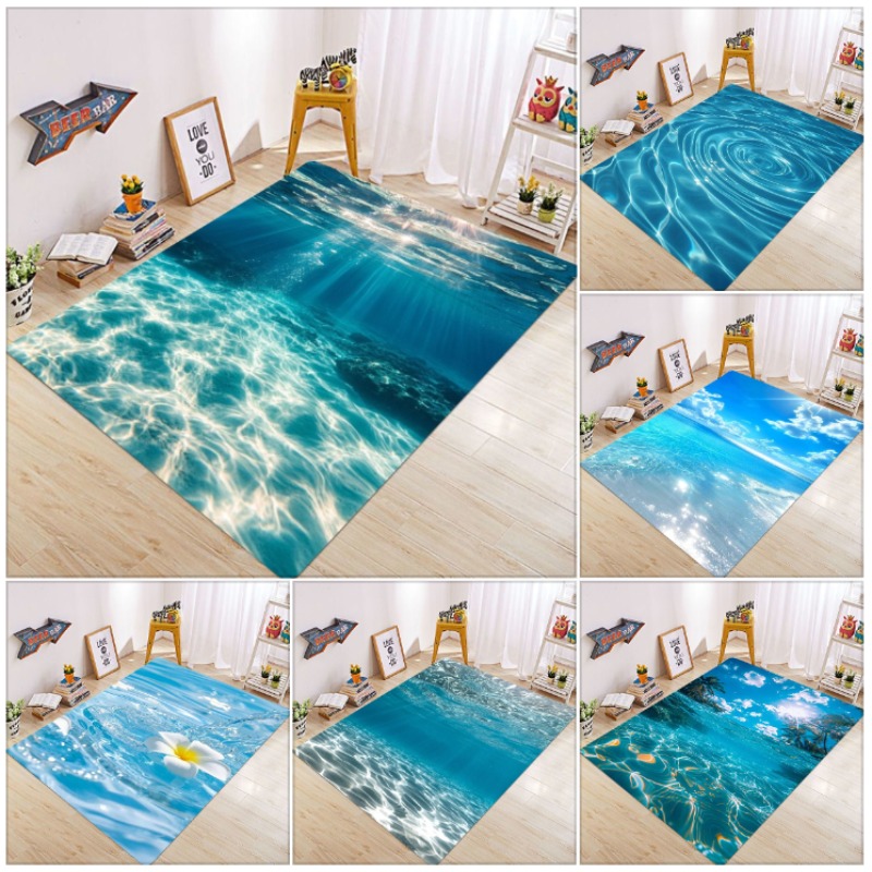 Ocean Water Wave Carpet Mat Ru - đánh giá và giá Home Fragrance Ocean Breeze