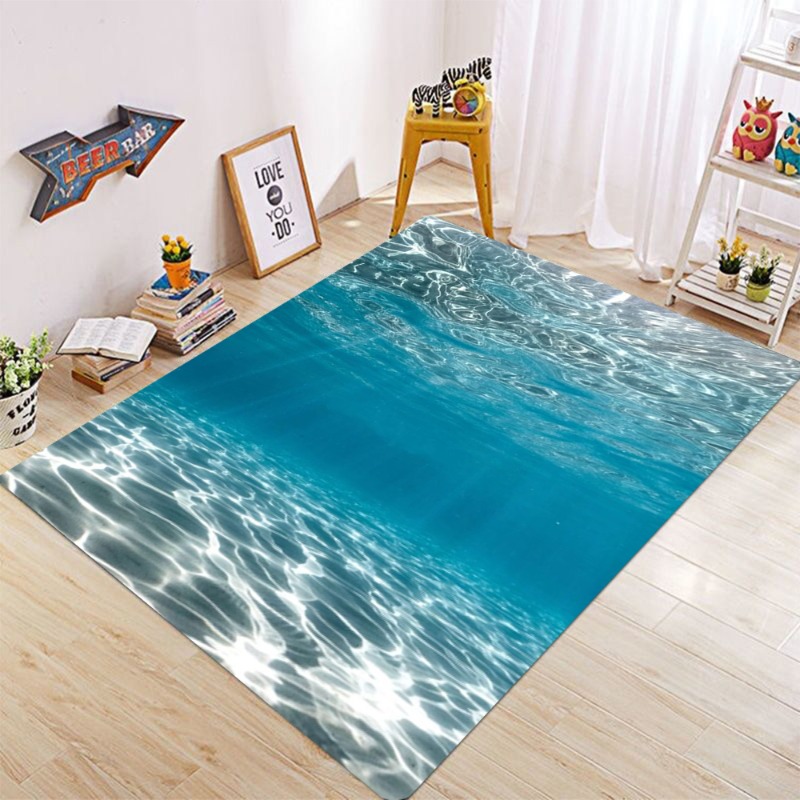 Ocean Water Wave Carpet Mat Ru - đánh giá và giá Home Fragrance Ocean Breeze